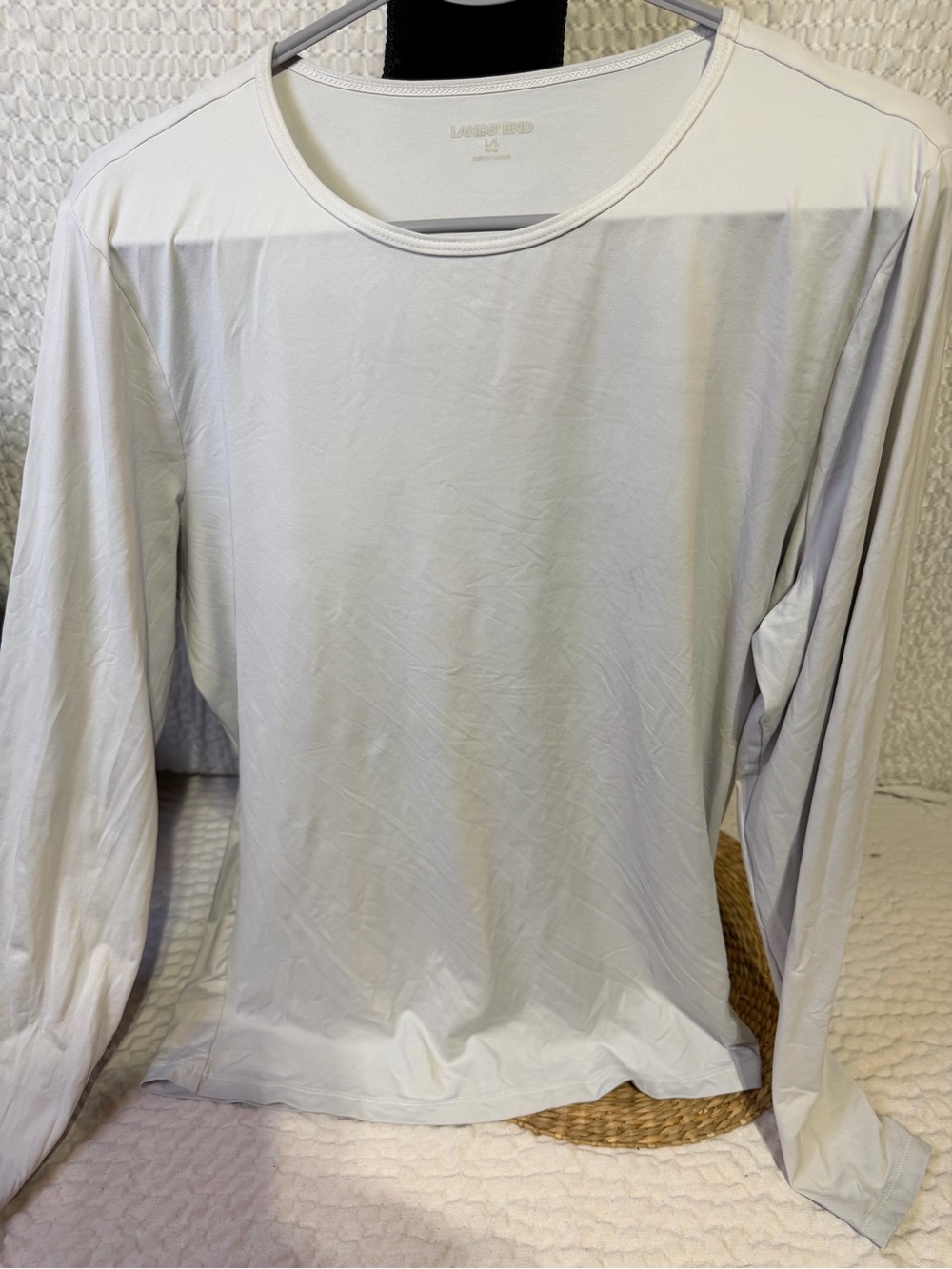 Lands end soft undershirt large gray
